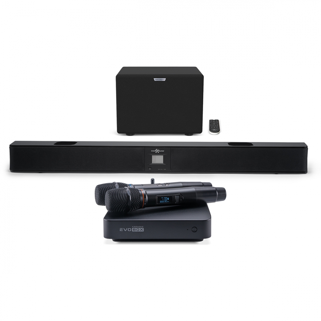 караоке-комплект EVOBOX Plus + EvoSound Bar (саундбар с караоке) в Губкине