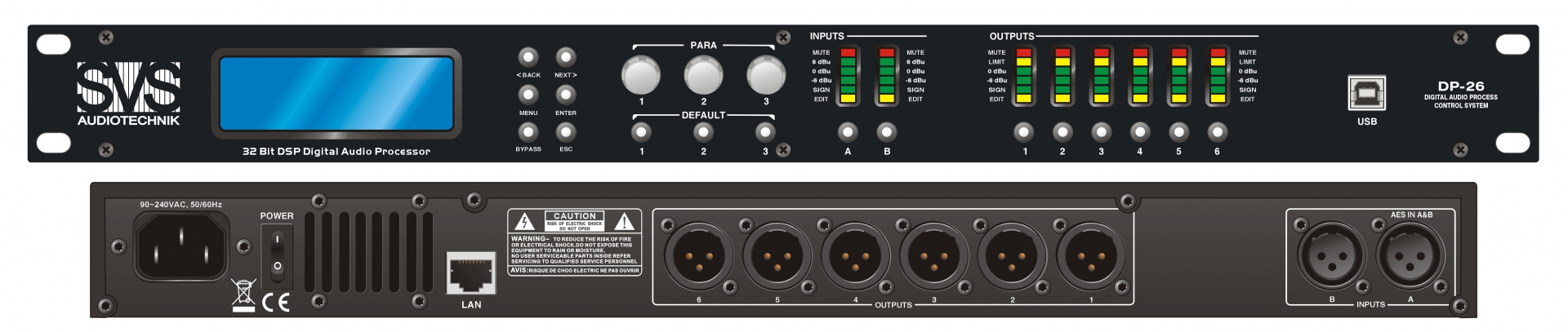 SVS Audiotechnik DP-26 Цифровой процессор: 2 входа 6 выходов в Губкине