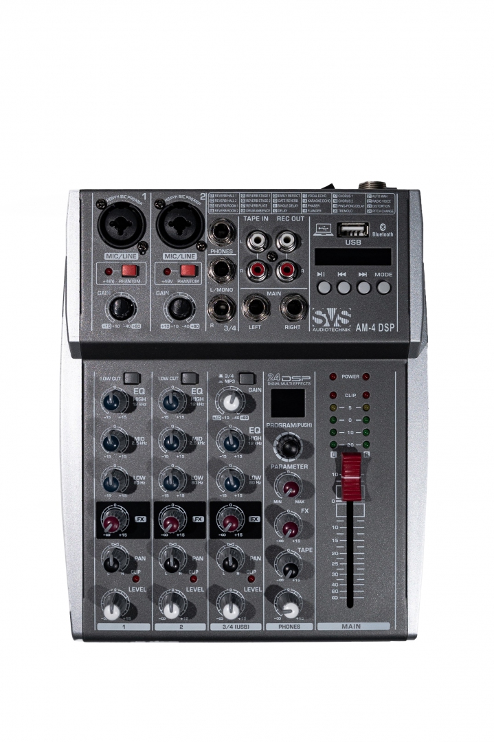 SVS Audiotechnik mixers AM-4 DSP Аналоговый микшерный пульт, 4-канала в Губкине